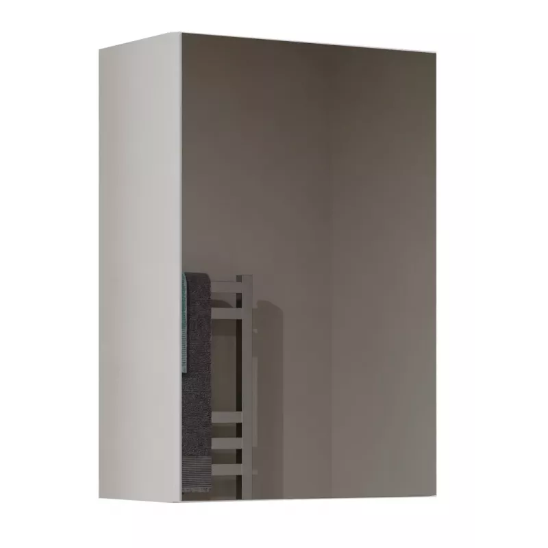 Vonios sieninė spintelė Top e shop POLA 1DL BIEL — 400×220×600 mm, 3 lentynos, balta