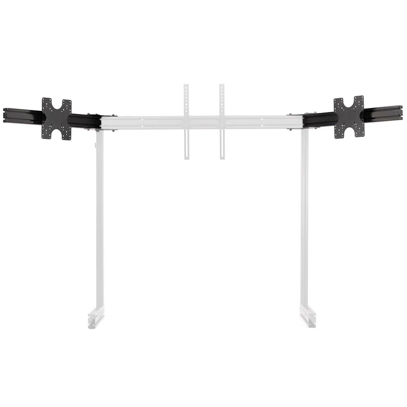 Next Level Racing Elite Triple Monitor Stovo Priedas - Juoda Edicija