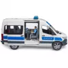 BRUDER Mercedes-Benz Policijos Sprinter komplektas su figūrėle ir šviesos/garso moduliu