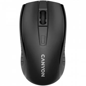 Belaidė pelė CANYON MW-7, 2.4 GHz, 6 mygtukai, DPI 800/1200/1600, su 1 AA baterija, 110×60×37 mm, 58 g, juoda