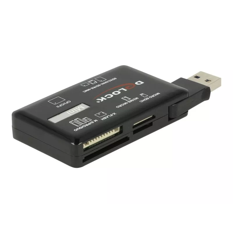 DeLOCK SuperSpeed USB kortelių skaitytuvas CF SD Micro SD MS M2 xD 5 Gbps