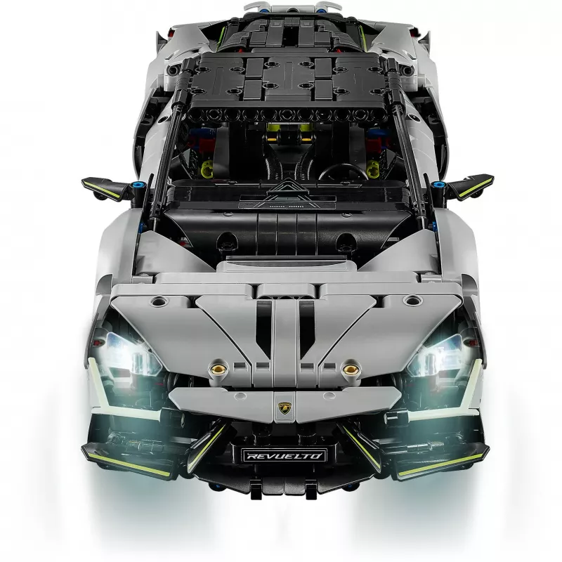 LEGO Technic Supercar Lamborghini Revuelto 42214 – 1:10 mastelio modelio rinkinys, 1135 dalių