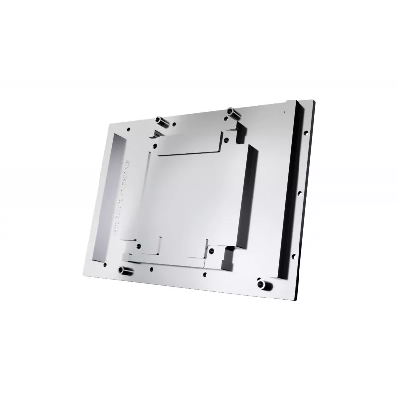 Alphacool 10269 galinė plokštė Akrilas Aliuminis Chromas Varis Nailonas Juoda 155,5x235,9x34mm