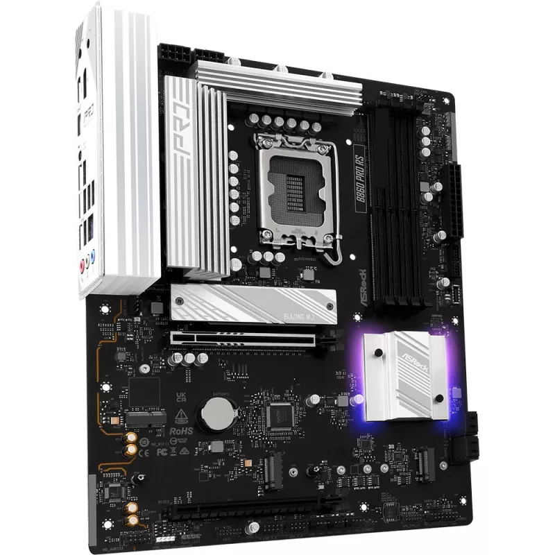 ASRock B860 Pro RS ATX pagrindinė plokštė