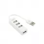 Sbox H-204W USB 4 prievadų šakotuvas Kokoso baltas