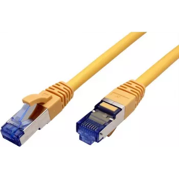 Value 21.99.1934 RJ45 tinklo kabelis, jungiamasis kabelis CAT 6a S/FTP 0,30 m Geltonas 1 vnt.