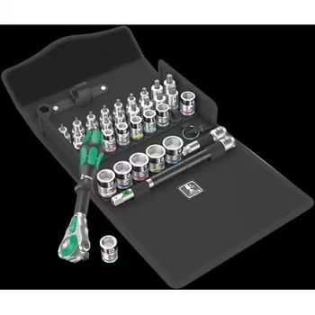 Wera 05003536001 8100 SB All-in Zyklop Speed reples komplektas, 3/8 colio, 35 dalių
