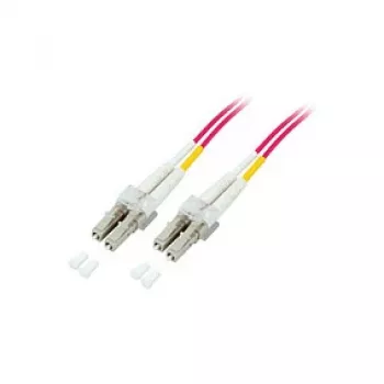 EFB-Elektronik Duplex Jumper LC-LC 50/125µ, OM4, LSZH, erika Violet, 2.0mm, 3m