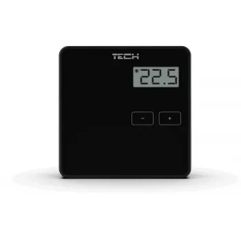 Tech ST-294V1 laidinis kambario valdiklis (ST294V1BK) – sieninis laidinis kambario valdiklis