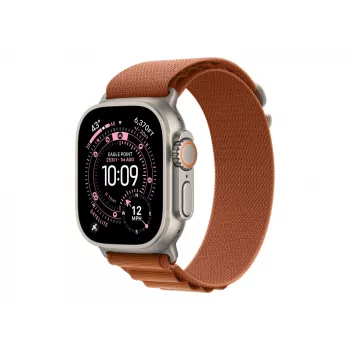 Apple MFTC4ZM/A išmanusis nešiojamas aksesuaras – apyrankė ruda, titanas, poliesteris, spandeksas