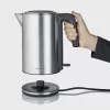 Elektrinis virdulys SEVERIN WK 3449 — 1,7 L, 2400 W, nerūdijantis plienas/plastikas, juodai-sidabrinis