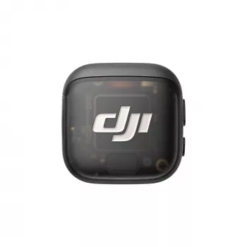 Belaidis kūno siųstuvas DJI MIC 3 – kompaktiškas mikrofoninis siųstuvas, juodai pilkas