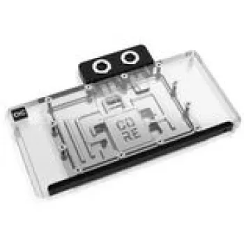 Vandens blokas Alphacool Core RX 9070 XT Nitro+ skaidrus/chrom su galine plokšte