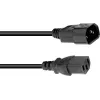 Prailginimo laidas Omnitronic 30235200, 1 m, 3×1,0 mm², juodas