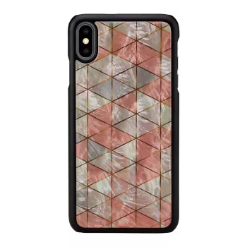 Apsauginis dėklas išmaniesiems telefonams iKins iPhone XS Max – deimantinis raštas, juodas