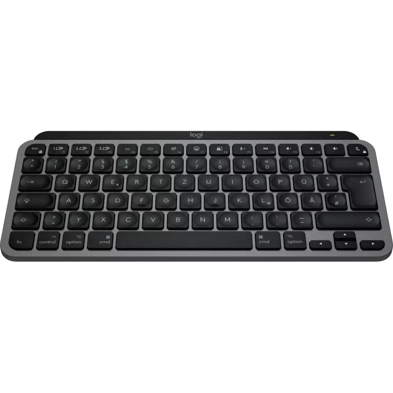 Klaviatūra Logitech MX Keys Mini For Mac QWERTZ vokiška juoda pilka