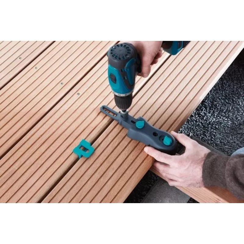 Gnybtinis spaustuvas Wolfcraft Deck Building Set 10 dalių