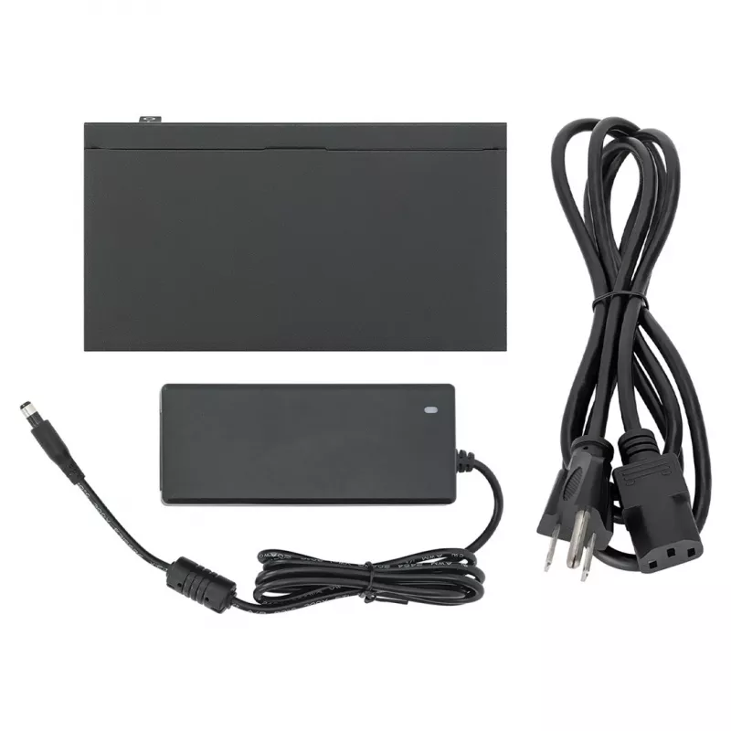 Intellinet Gigabit 5xPoE Praėjimo Jungiklis, maitinamas PoE arba AC, 68W