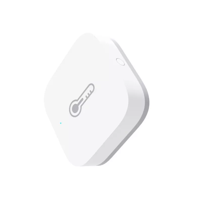 Aqara TH-S02D Baltas temperatūros ir drėgmės jutiklis, HomeKit Alexa Google