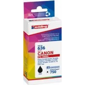 Juoda spausdintuvo kasetė EDD-636, suderinama su Canon PG-560XL