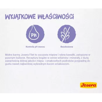 JOSERA Chicken fillet with veal - šlapias kačių ėdalas - 70 g
