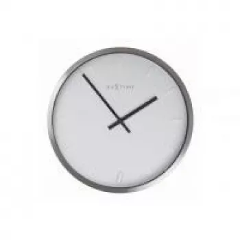 NeXtime Paniki 2991st sieninis laikrodis, Ø34 cm, baltas
