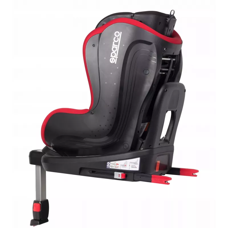 Automobilinė kėdutė vaikams Sparco SK500I Juoda-Raudona SK500IRD, iki 18 kg