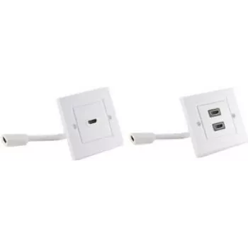 Sieninis lizdas 2x HDMI ShiverPeaks BS79510-2