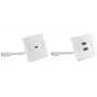Sieninis lizdas 2x HDMI ShiverPeaks BS79510-2