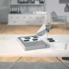 Leitz Precision Home Office popieriaus pjaustyklė A4, 10 lapų, rankinis spaustuvas, nerūdijantis plienas, A4, 80 g/m², antracitas