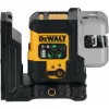 Belaidis kelių linijų lazeris DeWalt DCLE14301GB 3×180° kryžminės linijos, 18V, žalios linijos, integruota Powerstack Li‑Ion baterija
