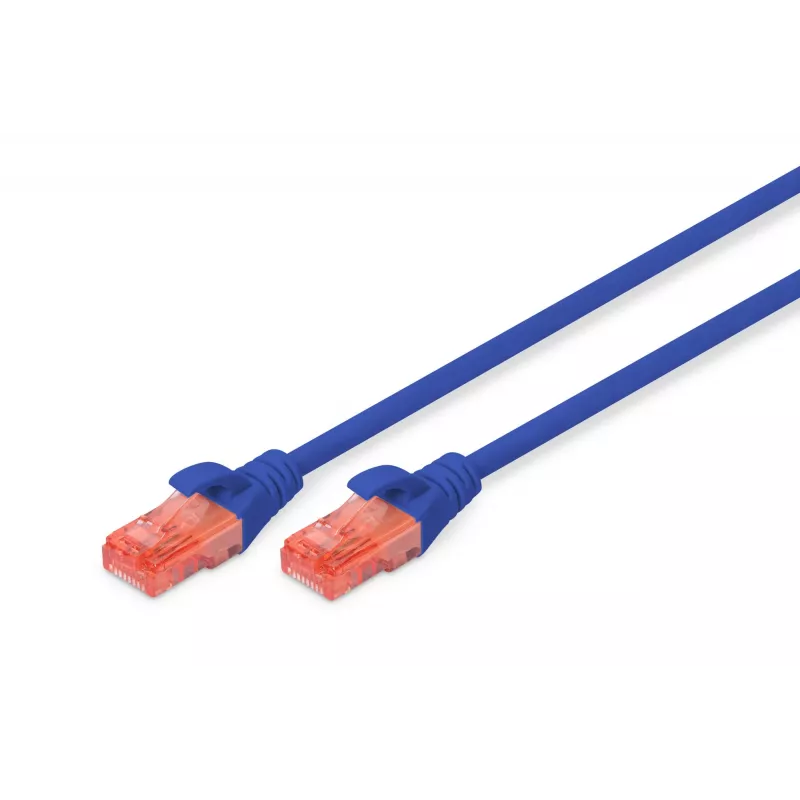 Tinklo kabelis Digitus CAT 6 U/UTP RJ-45 Cat6 3m mėlynas