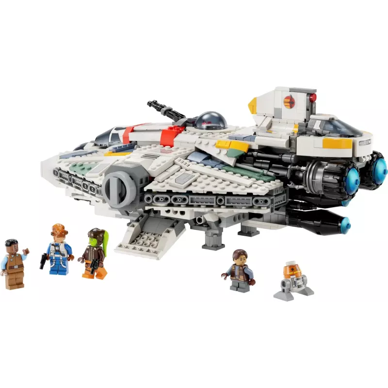 LEGO Star Wars žaidimų rinkinys 75357 — „The Ghost“ ir „Phantom II“, 1 394 detalės, 4 minifigūrėlės, nuo 10 metų