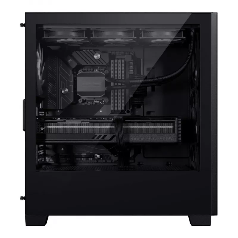 Phanteks XT Pro grūdinto stiklo šoniniai dangteliai - juodi