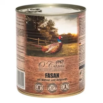 O'CANIS Pheasant with Carrots Monoprotein šlapias šunų maistas - 800g