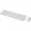 Logitech MK950 Signature Slim klaviatūros ir pelės rinkinys, belaidis RF + Bluetooth, QWERTZ vokiškas, grafito/baltos spalvos