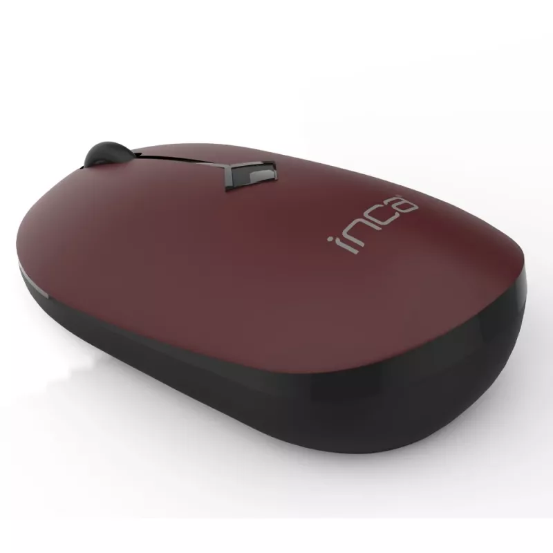 INCA pelė IWM-231RB 1600 DPI, belaidė, 4 mygtukai, ruda, 2,4 GHz