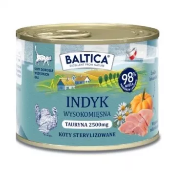 BALTICA regional flavours Turkey - šlapias ėdalas katėms - 185g