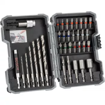 Atsuktuvų antgalių rinkinys Bosch 2 607 017 327 35 vnt.