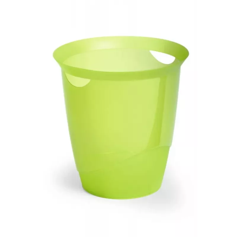 Apvali šiukšliadėžė Durable TREND 31,5 cm žalia permatoma