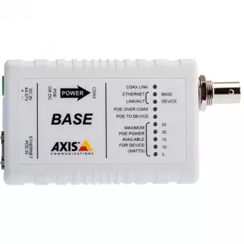 Medijos keitiklis RJ45 BNC Ethernet per koaksialinį kabelį PoE+ bazinis įrenginys