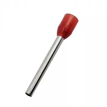 Gnybtas presuojamas izoliuotas 1,5mm²/16AWG, varinis, raudonas, 100 vnt.