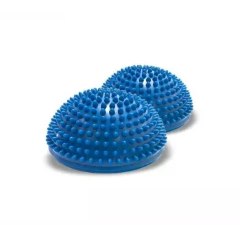 Pusiausvyros ir propriocepcijos sensoriniai pusrutuliai Qmed DRQM3GCH101 — pora, technopolimeras, Ø16 cm, maks. apkrova 100 kg, mėlyni