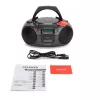 Nešiojama stereo sistema Aiwa BBTC-550BK Digital 6 W FM PLL Juoda