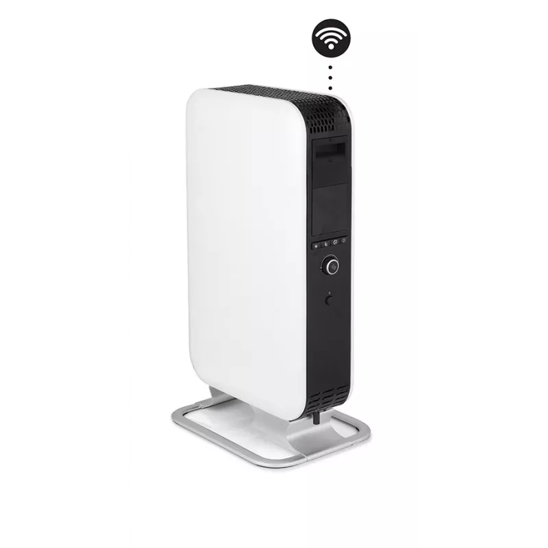 Alyvinis radiatorius Mill OIL1500WIFI3, 1500 W, 3 galios lygiai, iki 25 m², WiFi + programa, baltas