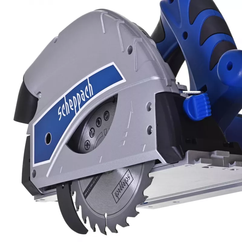 Diskinis pjūklas Scheppach PL55, 1200 W, 230 V, diskas Ø160 mm, 24 dantys, pjovimo gylis 49,5 mm (90°), nuožulnus pjovimas, mediena