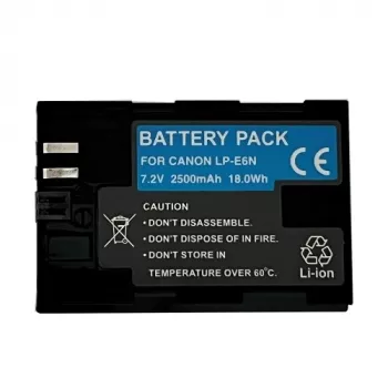 Įkraunama fotoaparato baterija LP-E6N 2400mAh, suderinama su Canon LP-E6N
