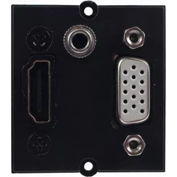 Bachmann 917.226 - 0,2 m - HDMI - VGA - Jack 3,5 mm - vyriškas - moteriškas - juodas