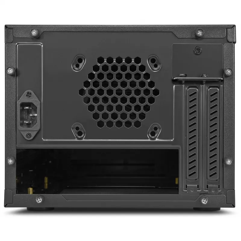 Kompiuterio korpusas Sharkoon SHARK ZONE C10 Mini-ITX juodas, geltonas