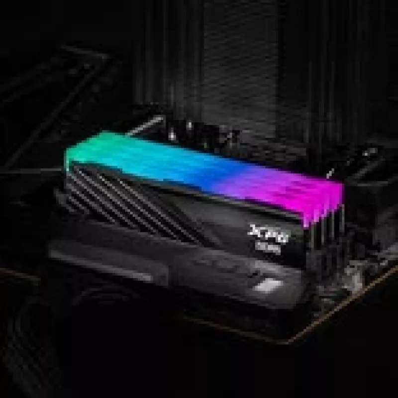 ADATA XPG Lancer Blade 48 GB (2×24 GB) DDR5 6000 MT/s CL36 RGB juoda darbalaukio atminties rinkinys